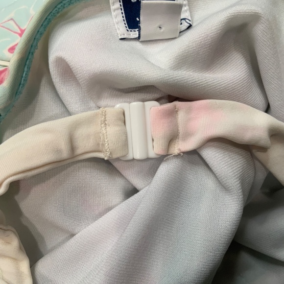 Janie and Jack Flamingo Halter Neck Swimsuit - Picture 5 of 5